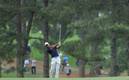 Tiger Woods durante la segunda ronda del Masters de Augusta (AFP)