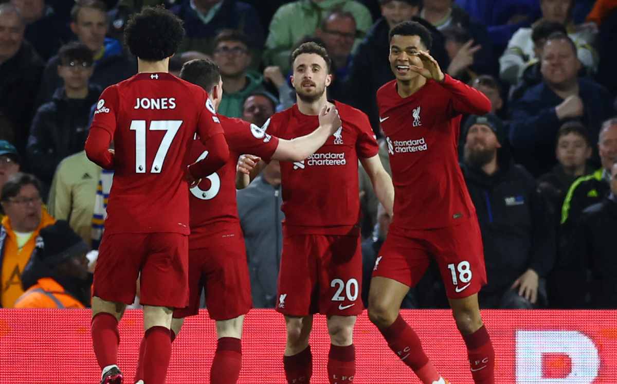 Liverpool venció 6-1 a Leeds en la Premeir League (Reuters)