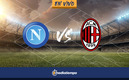 El Napoli está en desventaja ante el Milan.