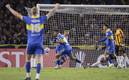 Alan Varela consiguió el agónico gol para los xeneizes. Foto: (EFE)