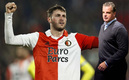 Te Kloese desea la continuidad de Santi Giménez en Feyenoord. (Fotos: EFE y Feyenoord)