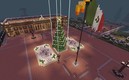 La Macroplaza tiene encendido su pino de Navidad en Minecraft. (Foto: Facebook)