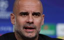 Guardiola en rueda de prensa. (Reuters)
