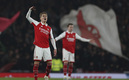 Odegaard festeja su gol con Arsenal. (FOTO: AFP)