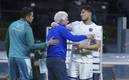 El Titán charló con el Tuca tras el juego entre La Máquina y Bravos. Foto: (Imago7)
