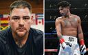 Andy Ruiz le tiró con todo a Ryan García. (Fotos: Instagram y AFP)