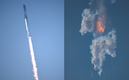 El megacohete Starship de SpaceX explotó en el aire (AFP)