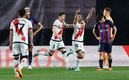 Rayo Vallecano sorprendió al Barcelona. (Foto: EFE)