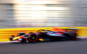 El RB19 de Checo Pérez en Bakú. (Reuters)