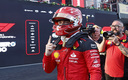 Leclerc en Baku. (Reuters)