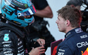 Verstappen se lanzó contra Russell. (Foto: AFP)