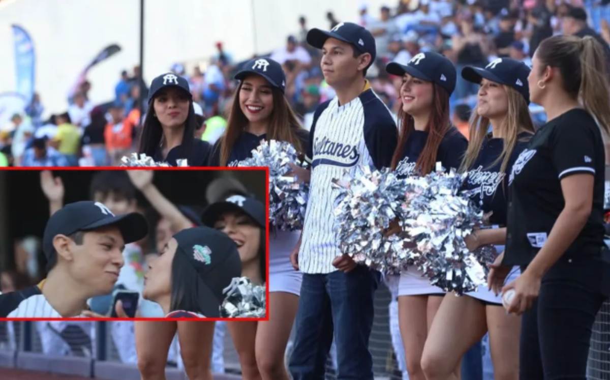 Sultanes ayuda al chico bateado a dar un beso en la Kiss Cam