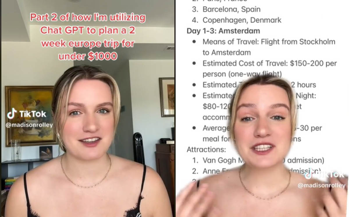 La joven se hizo viral en TikTok. (FOTO: Captura)