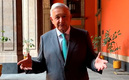 AMLO reapareció en Palacio Nacional.