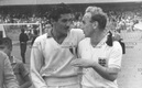Antonio Carbajal (izq.) con el inglés Billy Wright. Foto: Fototeca Milenio