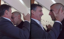 Nahuel Guzmán abraza a Siboldi en el festejo por estar en Liguilla.