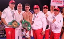 Cuéllar festeja el triunfo con su equipo | César Cerón | Cancún