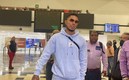 Salcedo, a su llegada al AICM | @AdriMaldonadoL