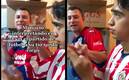 El fanático del Guadalajara no perdió detalle de la Final de Ida entre Chivas y Tigres. Foto: (Especial)