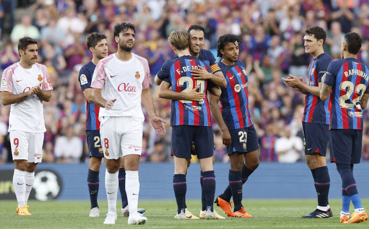 Resumen del partido Barcelona vs Mallorca (30). GOLES Mediotiempo