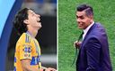 Diego Lainez y Oswaldo Sánchez. (Imago7)