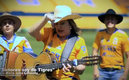 María Julia grabó en El Volcán.
