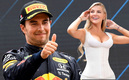 ¿Checo Pérez y Marjorie de Souza tuvieron una relación? (Fotos: AFP e Instagram marjodsousa)