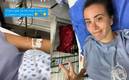 La conductora mostró a sus seguidores que acabó en el hospital. Foto: (Especial)