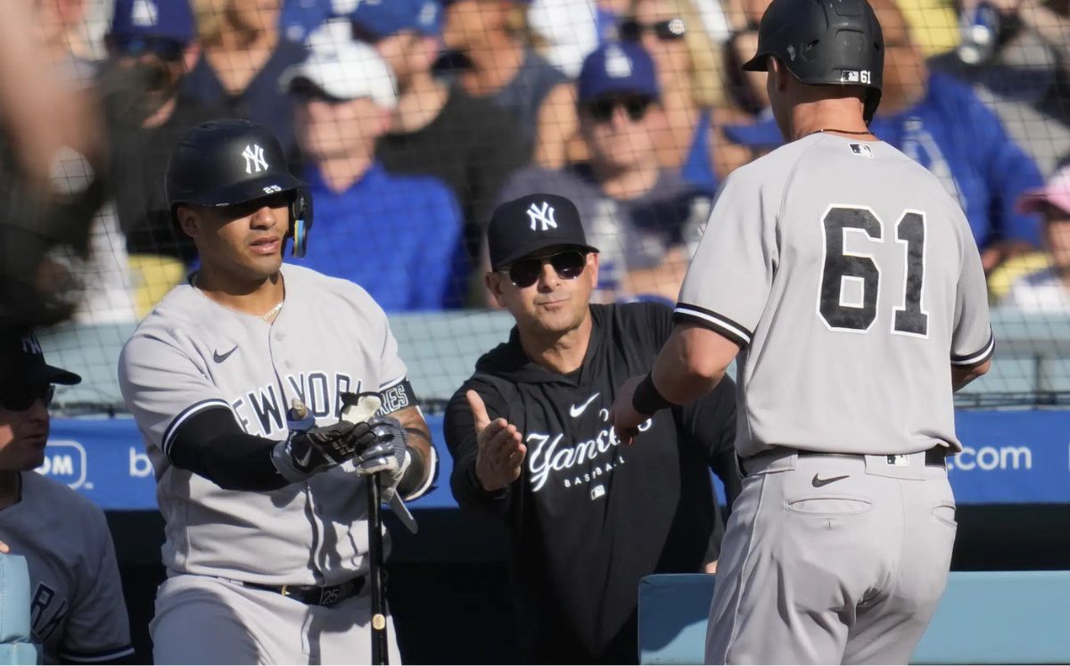 Yankees tomó la delantera bateando corto. (AP)