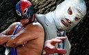 El Hijo del Santo y Fuerza Guerrera, dos históricos de la lucha libre mexicana. (Mexsport)