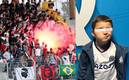 El pequeño Kenzo fue invitado por el club al partido, ya que está a punto de perder la vista. Foto: (Especial)