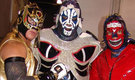 La Familia Real: Volador Jr., L. A. Park y Súper Parka.