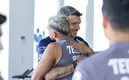 El Tano Ortiz con Germán Berterame. (FOTO: Rayados)