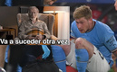 Los memes aparecieron en contra de De Bruyne al salir de nuevo lesionado en una Final de Champions.
