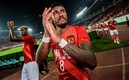 Foto tomada en octubre de 2019: Paulinho, del Guangzhou Evergrande, equipo que reanudó la Liga China. Foto: AFP