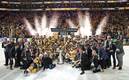 Golden Knights de Las Vegas festejan su primer título de la NHL. Foto: (AFP)