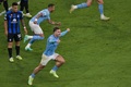 Jack Grealish festeja el triunfo del Manchester City. Foto: AFP