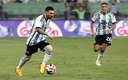 Messi en el duelo contra Australia, donde anotó un gol. (Reuters)