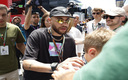 Neymar en el GP de España 2023. (Reuters)