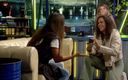 Andrea Falcón sorprendió a todos en el show Zona Franca. (Captura)