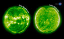 Máximo solar vs mínimo solar