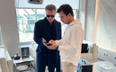 Luis Miguel y Checo Pérez en Madrid. (FOTO: @lordsolecito_)