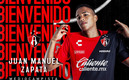 Juan Manuel Zapata, el nuevo refuerzo del Atlas. (FOTO: Imago7)