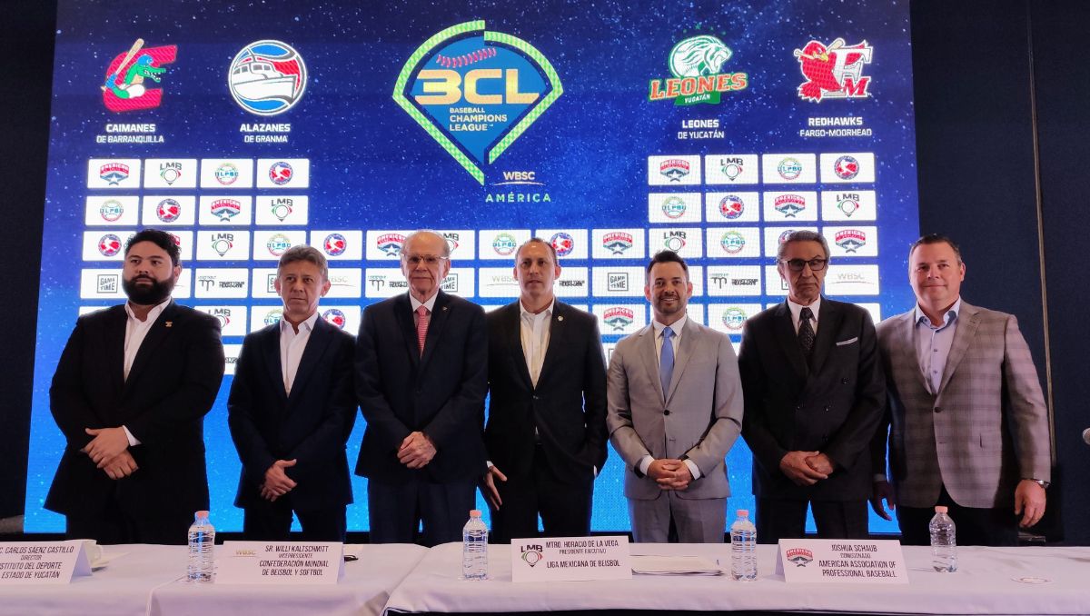 Presentación de la Baseball Champions League. (Foto: Irving Furlong)