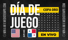 Estados Unidos vs Panamá en la Copa Oro.