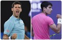 Novak Djokovic y Carlos Alcaraz | AP