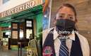 Exhiben a mesera que exigía propina de más de 100 pesos (FB Train Bistro | TikTok)