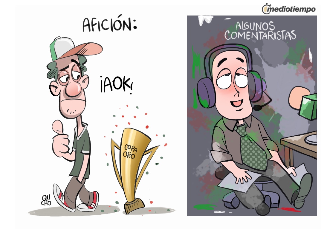 Algunos comentaristas y la Copa Oro