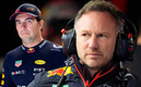 Christian Horner explotó contra Checo Pérez. (Fotos: Reuters)