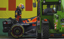 Checo Pérez sigue sin levantar. (FOTO: AFP)